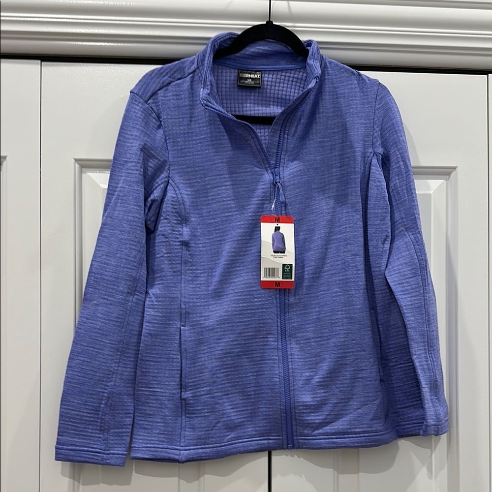 32 Degrees Purple Full-Zip Jacket NWT